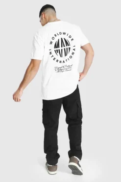 Cheap boohooMAN Fixed Waist Relaxed Fit Cargo Trouser black