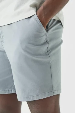 Fashion boohooMAN Fixed Waist Skinny Fit Chino Shorts grey