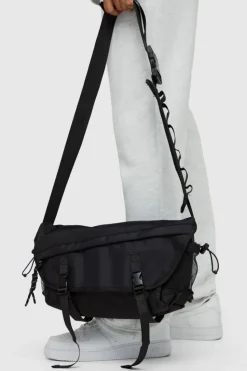 Outlet boohooMAN Fold Over Cross Body Bag black
