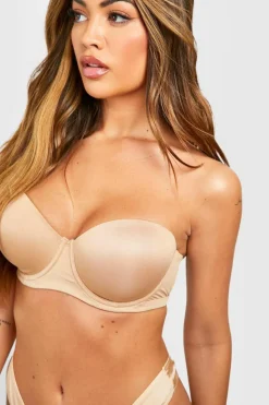 Clearance boohoo Fuller Bust Strapless Bra nude