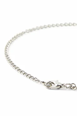 Sale boohooMAN Gem Pendant Necklace In silver