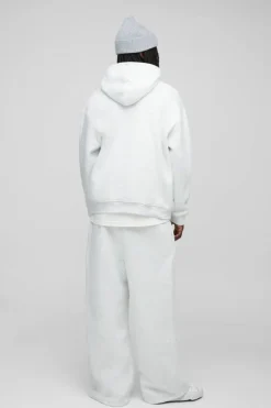 Best Sale boohooMAN 330GSM Basic Oversized Over The Head Hoodie grey marl