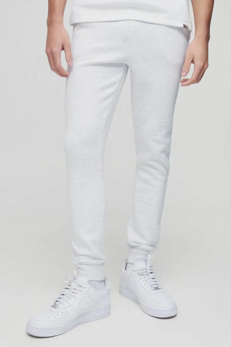 Best Sale boohooMAN 330GSM Basic Skinny Fit Jogger ash grey