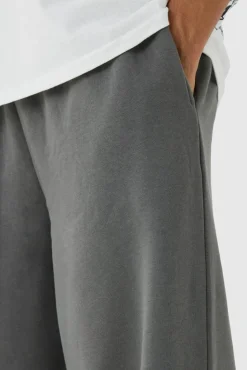 Flash Sale boohooMAN 330GSM Extreme Wide Leg Basic Jogger charcoal
