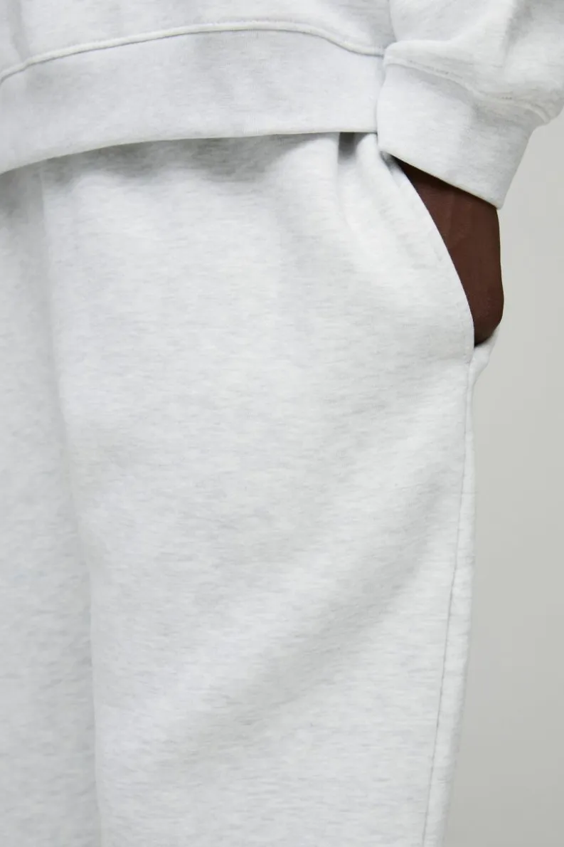 Flash Sale boohooMAN 330GSM Oversized Fit Basic Jogger grey marl