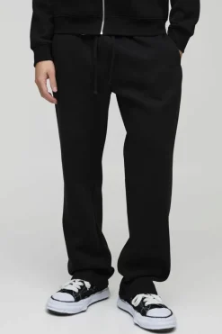 Store boohooMAN 330GSM Relaxed Fit Basic Jogger black