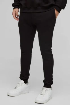Best Sale boohooMAN 330GSM Super Skinny Fit Jogger black