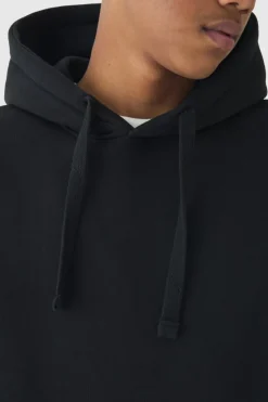 Flash Sale boohooMAN 330GSM Tall Oversized Hoodie in black