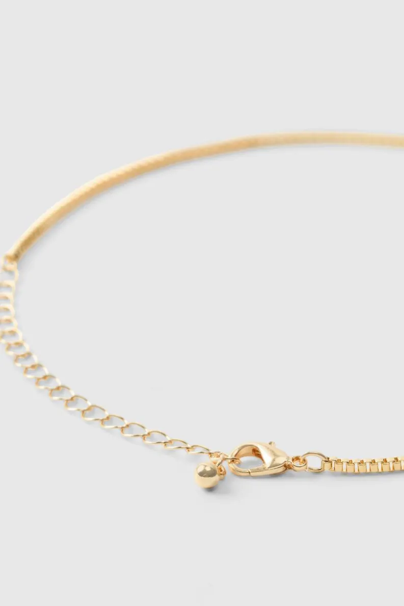 Outlet boohooMAN Heart Pendant Necklace In gold