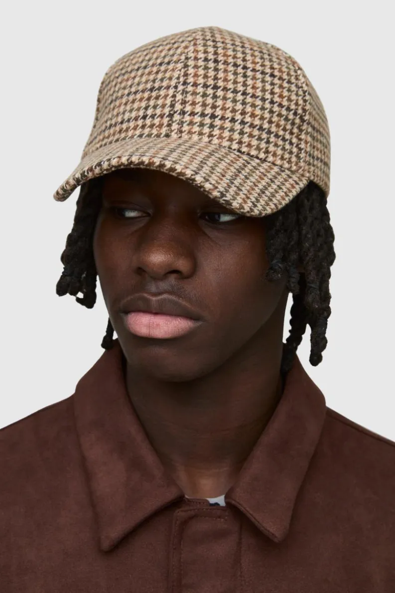 Store boohooMAN Herringbone Cap brown