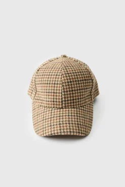 Store boohooMAN Herringbone Cap brown