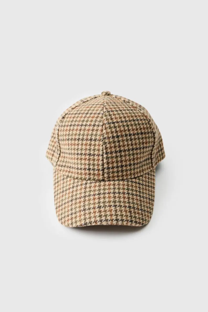 Store boohooMAN Herringbone Cap brown