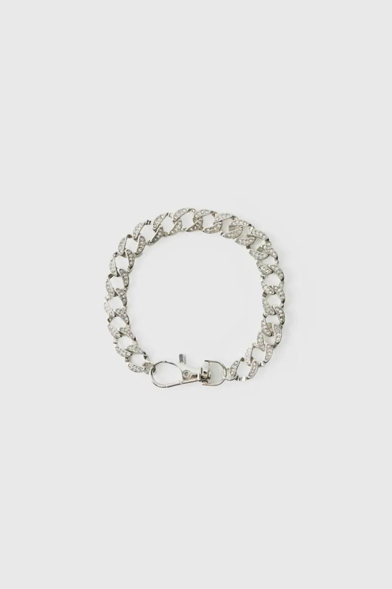 Clearance boohooMAN Iced Bracelet silver