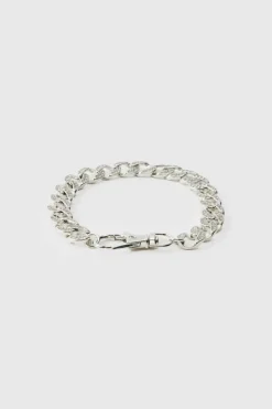 Clearance boohooMAN Iced Bracelet silver