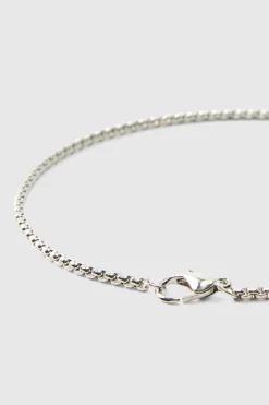 Flash Sale boohooMAN Iced Ring And Cross Necklace silver