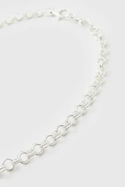 Online boohooMAN Jean Chain With Clips silver