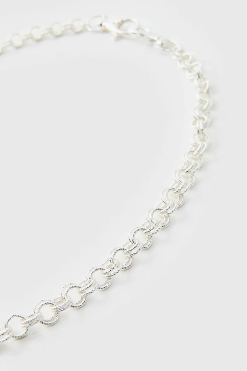 Online boohooMAN Jean Chain With Clips silver
