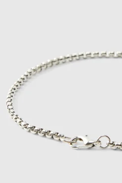 Fashion boohooMAN Large Cross Necklace silver
