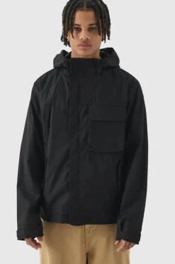 Flash Sale boohooMAN Lightweight Hooded Parka In black
