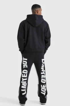 Best Sale boohooMAN Limited Edition Gusset Jogger black