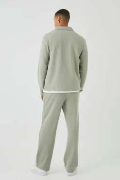Best Sale boohoo Loopback Jersey Set sage