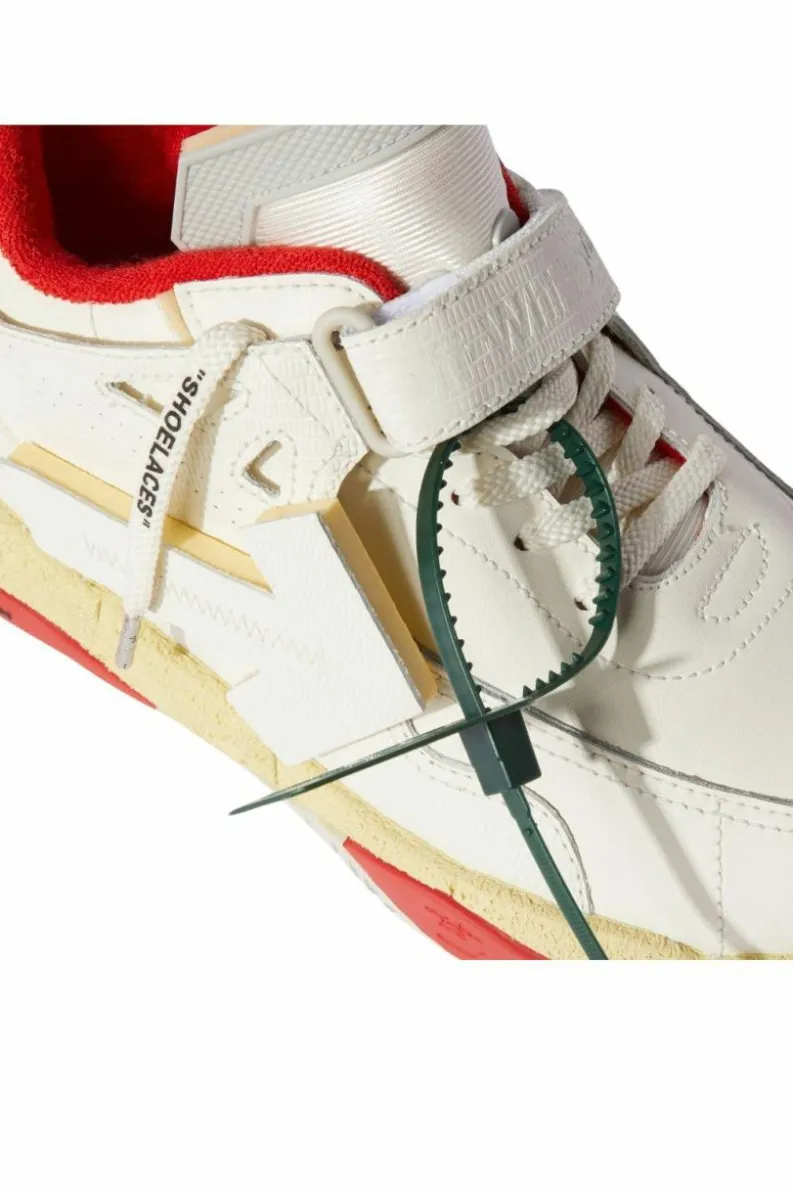 Outlet Off-White Low Top Puzzle Couture Sneakers White