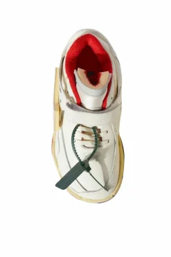 Outlet Off-White Low Top Puzzle Couture Sneakers White