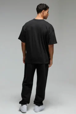 Sale boohooMAN Man Active Athletics Department Oversized T-shirt black