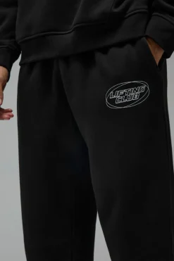 Cheap boohooMAN Man Active Blurred Oversized Joggers black