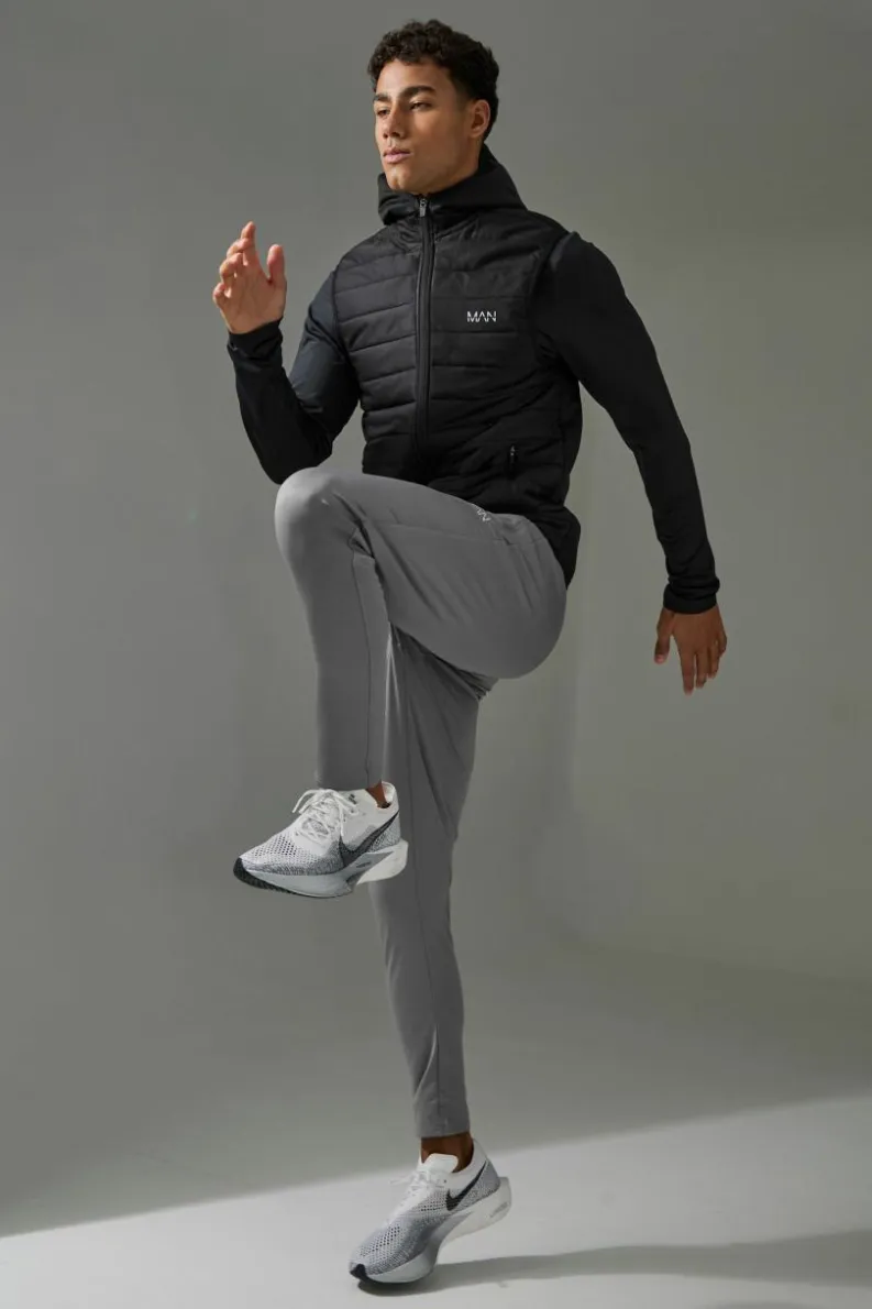 Sale boohooMAN Man Active Body Warmer black