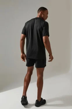 Discount boohooMAN Man Active Breathable Marl T-shirt black