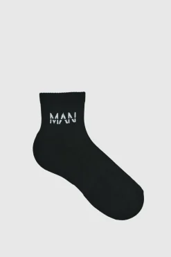 Cheap boohooMAN Man Active Cushioned Training Ankle 3 Pack Sock black
