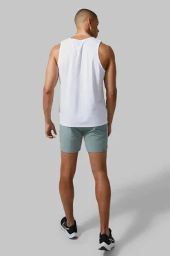 Outlet boohooMAN Man Active Engineered Performance Reg Fit Vest white