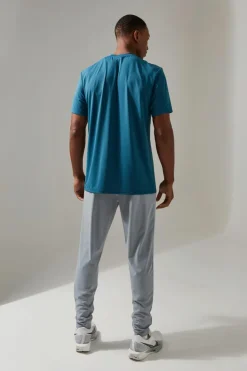 New boohooMAN Man Active Grid T-shirt teal