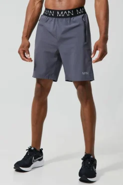 Store boohooMAN Man Active Gym 7inch Regular Fit 2 Pack Shorts multi