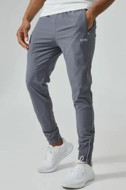 Cheap boohooMAN Man Active Gym Lightweight Jogger blue