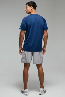 Clearance boohooMAN Man Active Gym Lightweight Marl T-Shirt midnight