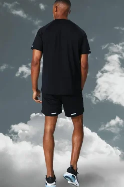 Cheap boohooMAN Man Active Gym Lightweight Marl T-Shirt black