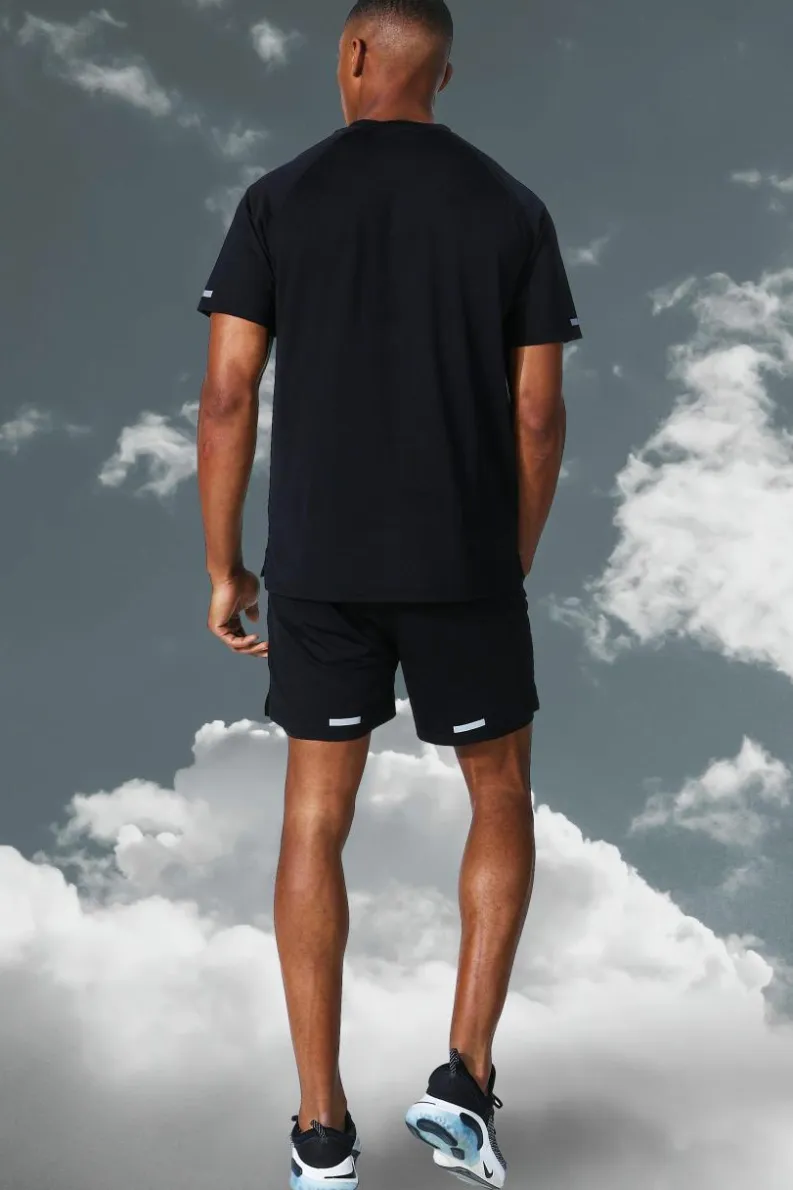 Cheap boohooMAN Man Active Gym Lightweight Marl T-Shirt black