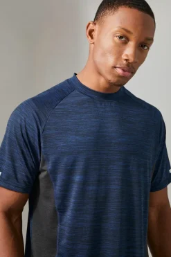 Cheap boohooMAN Man Active Gym Lightweight T Shirt midnight