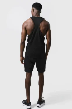 Sale boohooMAN Man Active Gym 2 Pack Gym Regular Fit Racer Vests multi