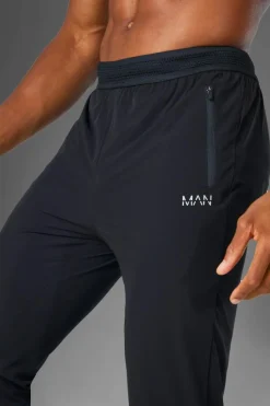 Cheap boohooMAN Man Active Gym 2 Pack Lightweight Tapered Jogger black