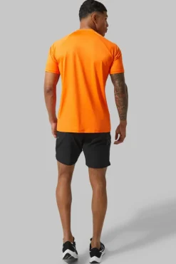 Clearance boohooMAN Man Active Gym Raglan Regular Fit T-shirt orange