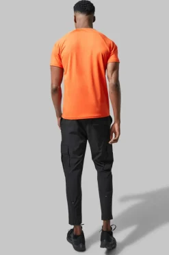 Discount boohooMAN Man Active Gym Raglan Slim Fit T-shirt orange