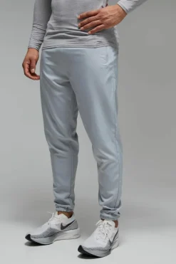 Cheap boohooMAN Man Active Gym Tapered Jogger light grey