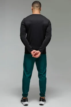 Best Sale boohooMAN Man Active Gym Tapered Jogger teal
