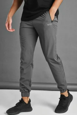 Sale boohooMAN Man Active Gym Tapered Jogger charcoal