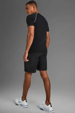 Best boohooMAN Man Active Gym Zip Pocket Regular Fit 5inch Shorts black
