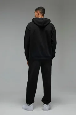 Cheap boohooMAN Man Active Lift Club Oversized Jogger black