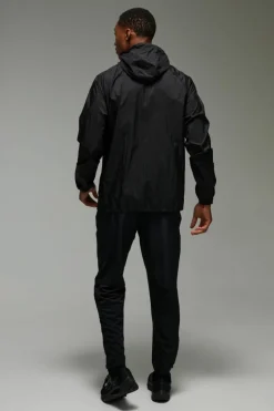 Cheap boohooMAN Man Active Lightweight Shower Resistant Windbreaker black